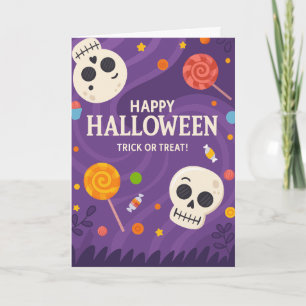 Carte Halloween effrayant