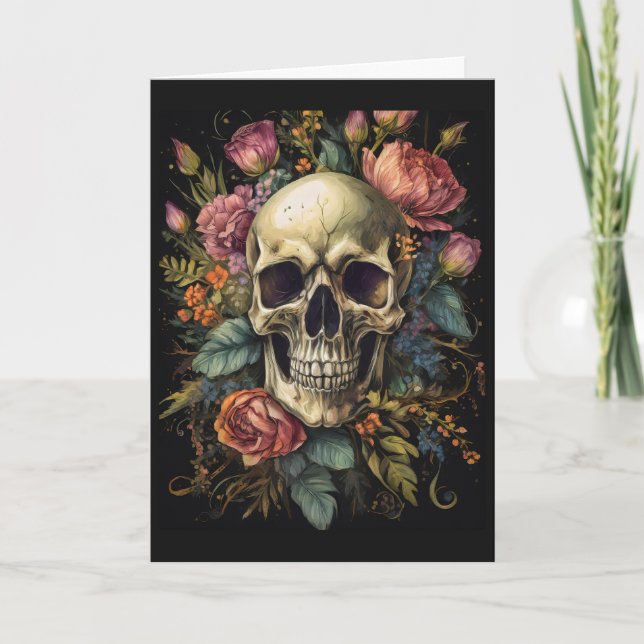 Carte Halloween effrayant (Devant)