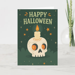 Carte Halloween effrayant