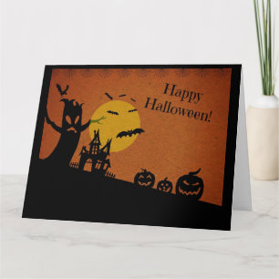 Carte Halloween éffrayant