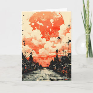 Carte Halloween effrayant