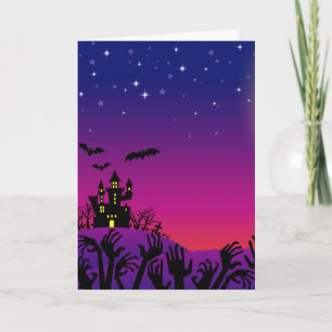 Carte Halloween effrayant