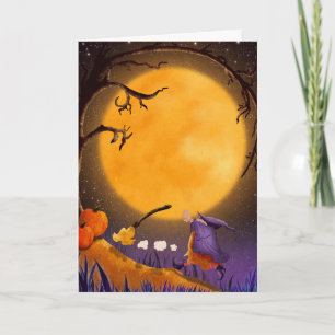 Carte Halloween effrayant
