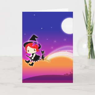Carte Halloween effrayant