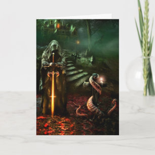 Carte Halloween effrayante