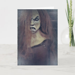 Carte Halloween effrayante