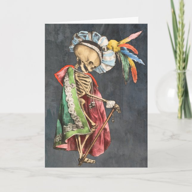 Carte Halloween éffrayante (Devant)