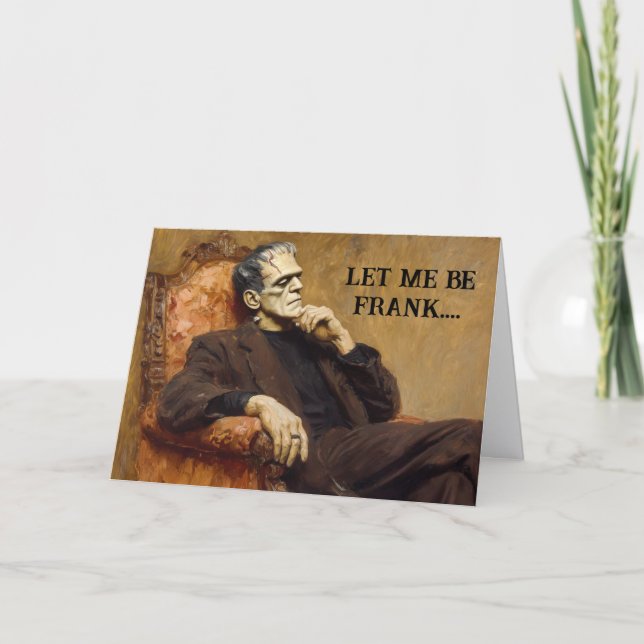 Carte Halloween Frankenstein (Devant)