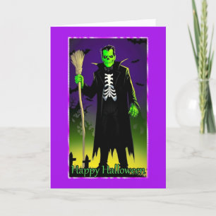 Carte Halloween Frankenstein