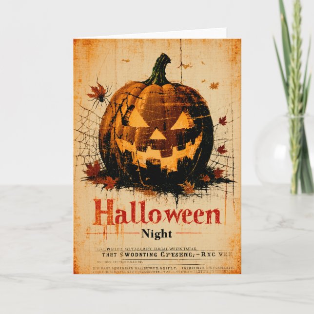 Carte Halloween Graphic - Classique 1960 (Devant)