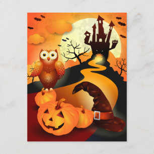 Carte Halloween heureux !