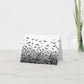 Carte Halloween heureux ! Battes