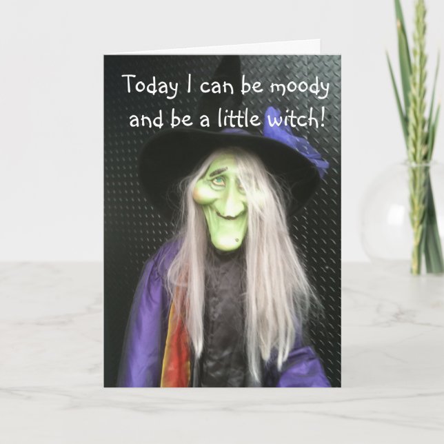 CARTE ***HALLOWEEN**** JE PEUX ÊTRE UN PEU TÉMOIN ! ! ! (Devant)