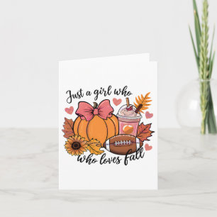 Carte Halloween Juste Une Fille Qui Aime Chute Épice Cit