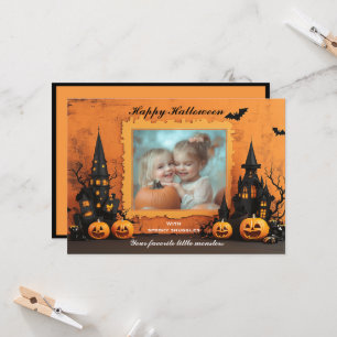Carte Halloween Le Snap-O-Lanterne Éffrayant