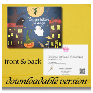 Carte Halloween Merci immobilier d'entreprise hypothécai