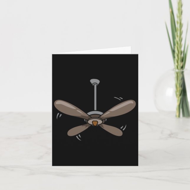 Carte Halloween Plafond Ventilateur Costume drôle Facile (Devant)