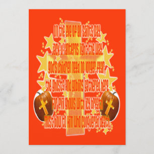 Carte Halloween pour des chrétiens (poème)