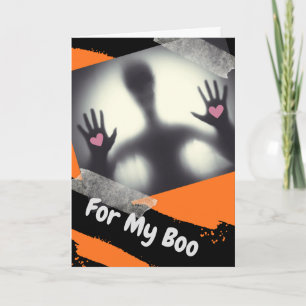 Carte Halloween pour mon ami Boo