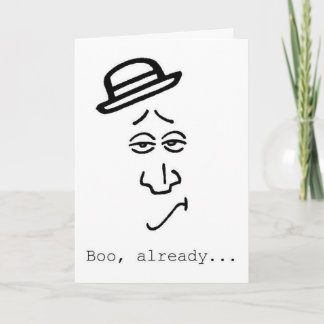 Carte Halloween puriste