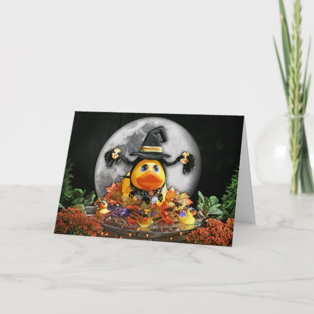 Carte Halloween Sécurité intérieure (Devant)