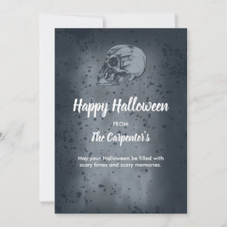 carte Halloween Skull & Bones