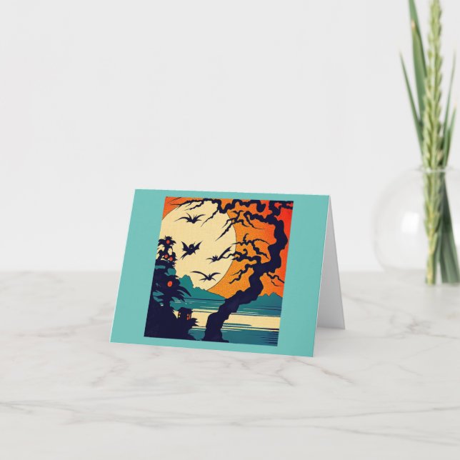 Carte Halloween - Style de coupe 7 (Devant)