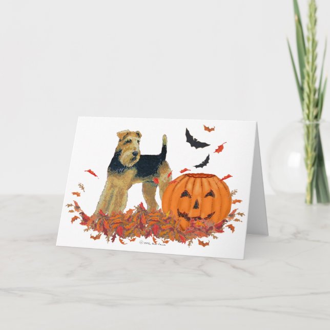 Carte Halloween Terrier (Devant)