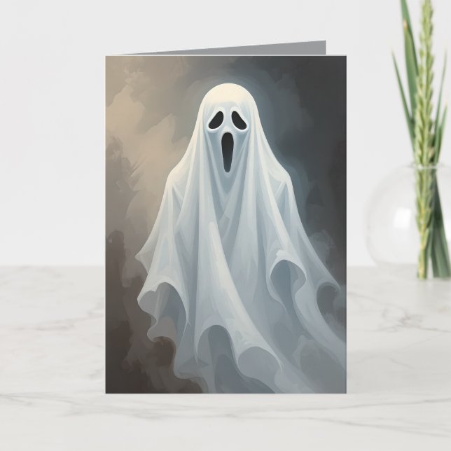 Carte Halloween vierge personnalisée | Conception de fan (Devant)