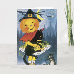 Carte Halloween vintage