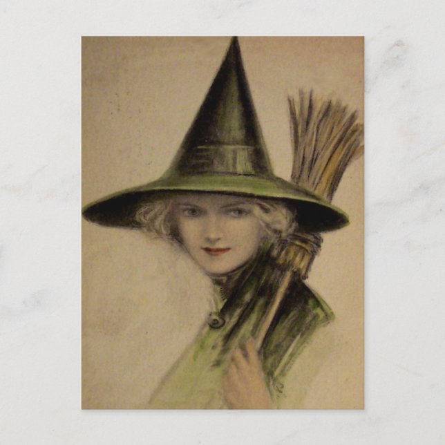 Carte Halloween vintage (Devant)
