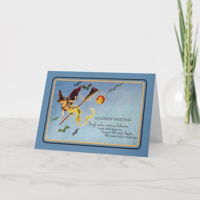 Carte Halloween vintage (Devant)