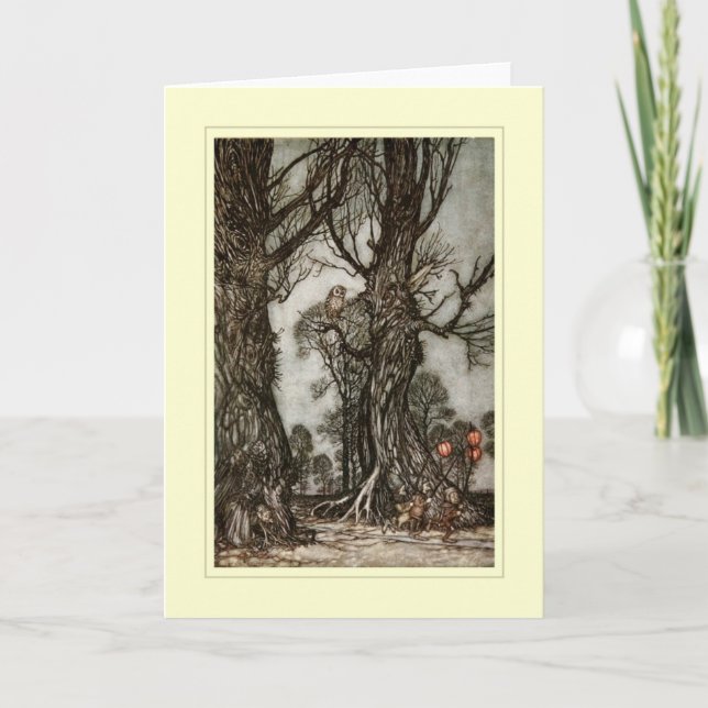 Carte Halloween vintage (Devant)