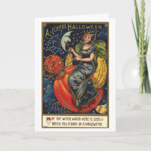 Carte Halloween vintage