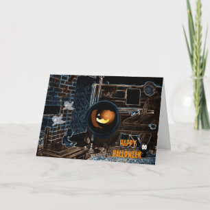 Carte HaLLoWeen Vintage PhOToGRapH PiAnO WoMAn