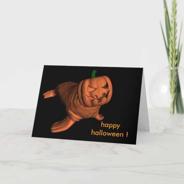 Carte Halloween Walrus (Devant)