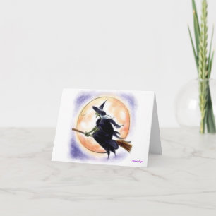 Carte Halloween Witch