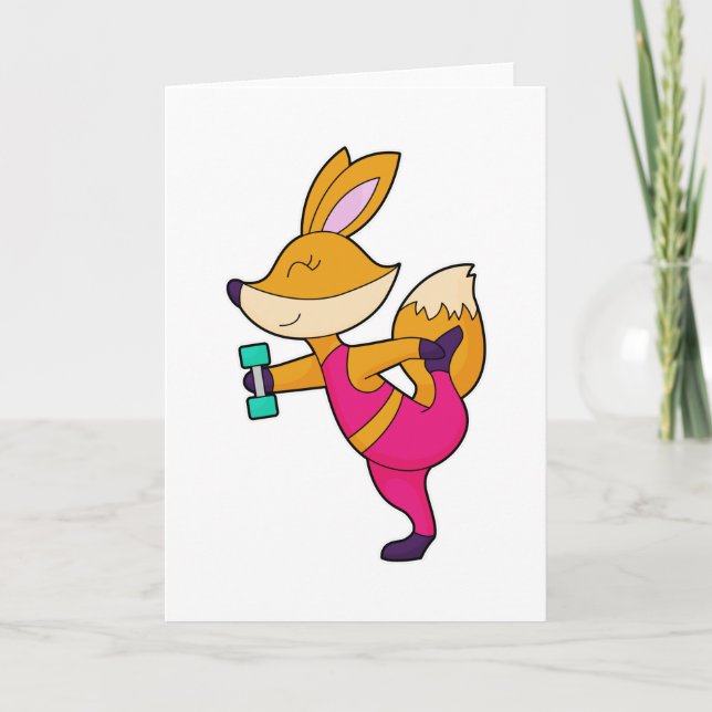 Carte Haltère Fox Fitness (Devant)