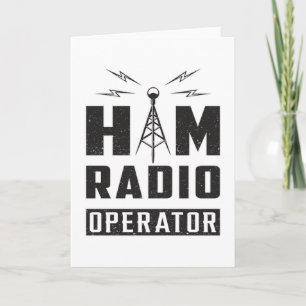Carte HAM Radio Amateur Fréquence Opérateur Antenne Cade