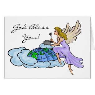 Carte Ham Radio Angel Personnaliser It!