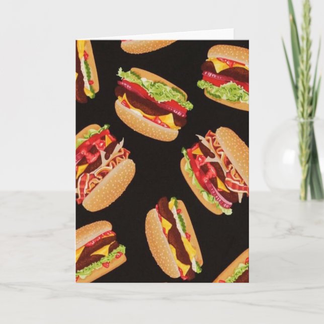 Carte Hamburgers (Devant)