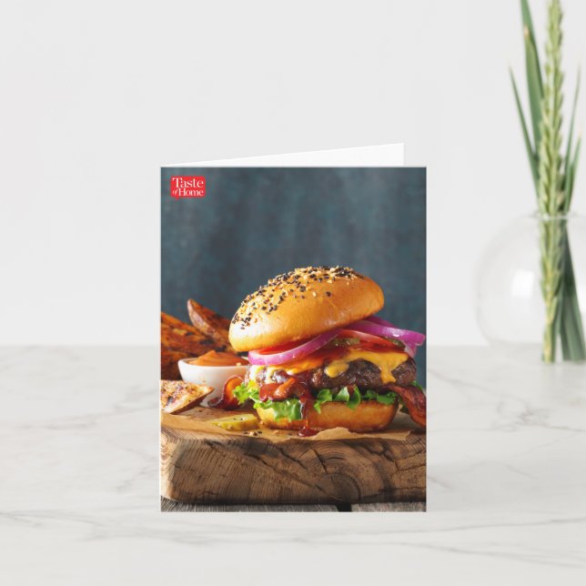 Carte Hamburgers de barbecue (Devant)