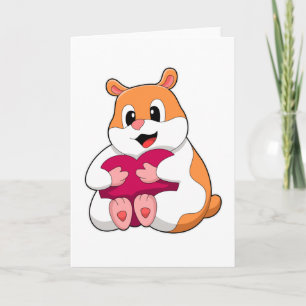 Carte Hamster au coeur