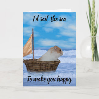 Carte Hamster valentine