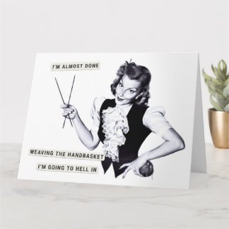 Carte Handbasket To Hell