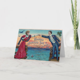 Carte Hands Across the Sea Note Card