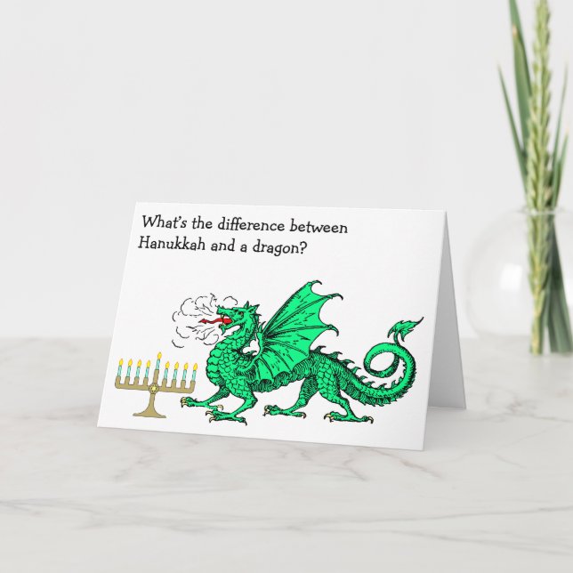 Carte Hanoukka amusante (Devant)