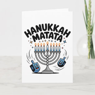 Carte Hanukkah Matata Drôle Hanukkah Juif