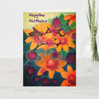 Carte HappBee Anniversaire 5 x 7