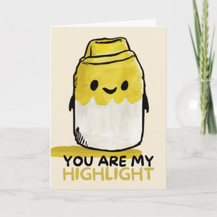 Carte Happy Anniversary Cute Funny Simple Marker Card